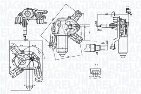Двигатель стеклоочистителя Magneti Marelli 064070800010