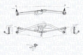 Трапеція склоочисника Magneti Marelli 085570719010