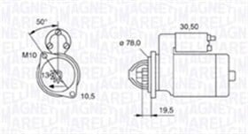 Стартер Magneti Marelli 063721158010