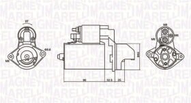 Стартер Magneti Marelli 063721334010