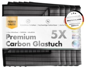 Серветки Chemicalworkz Premium Carbon Glastuch 19312 мікрофібра 40x40 5 шт