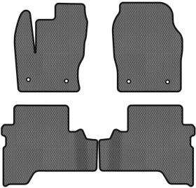 Комплект килимків EVAtech FD34648PC4FC4RGB сірий без логотипа