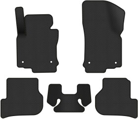 Комплект килимків EVAtech VW3261C5AV4RBB чорний без логотипа