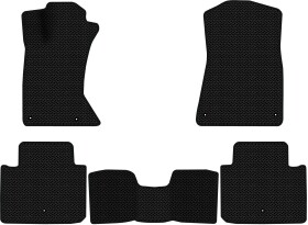 Комплект килимків EVAtech LS12224CD5LA6KBB чорний без логотипа