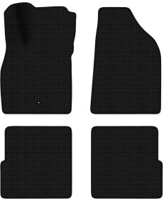 Комплект килимків EVAtech CT23809PE4LA1KBB чорний без логотипа