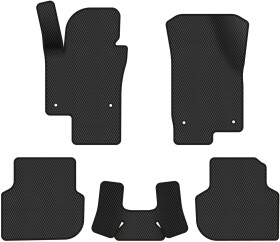 Комплект килимків EVAtech VW3288C5AV4RBB чорний без логотипа