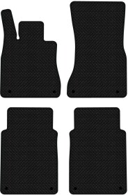 Комплект килимків EVAtech MB44681P4MS8KBB чорний без логотипа