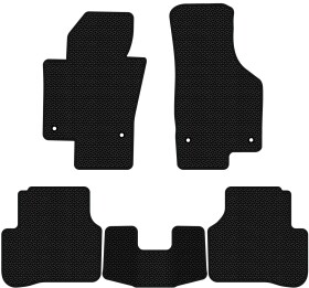 Комплект килимків EVAtech VW33532CM5AV4KBB чорний без логотипа