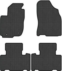 Комплект килимків EVAtech TY41262PGC4TL2SBB чорний без логотипа