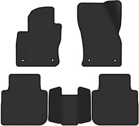 Комплект килимків EVAtech VW13964CP5AV4RBB чорний без логотипа