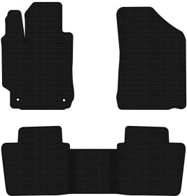 Комплект килимків EVAtech TY12485ZV3TL2KBB чорний без логотипа
