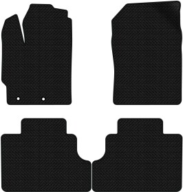 Комплект килимків EVAtech TY51394PC4TL2KBB чорний без логотипа