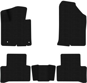 Комплект килимків EVAtech HY1518CE5TL2KBB чорний без логотипа