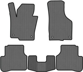 Комплект килимків EVAtech VW33529CR5TL4SGB сірий без логотипа