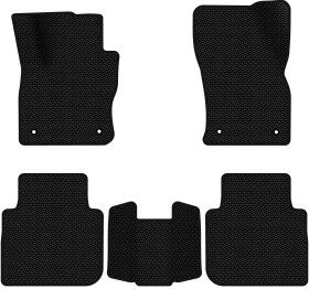 Комплект килимків EVAtech VW31493CO5AV4KBB чорний без логотипа