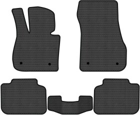 Комплект килимків EVAtech BM328C5BW4SBB чорний без логотипа