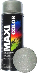 Аерозольна фарба Maxi Color Універсальна срібний металік 400 мл