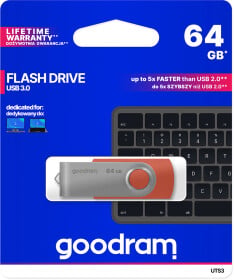 Флешка Goodram UTS3 Red 64 ГБ