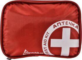 Аптечка автомобильная Poputchik АМА-1 в мягком чехле 02-026-M