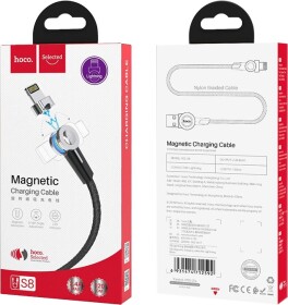 Кабель Hoco S8 S8LIGHTNINGBLACK 1,2 м