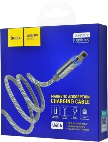 Кабель Hoco U40A U40AMICROMETALGRAY USB - Micro USB 1 м