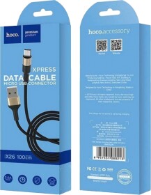 Кабель Hoco X26 X26MICROBLACKGOLD USB - Micro USB 1 м