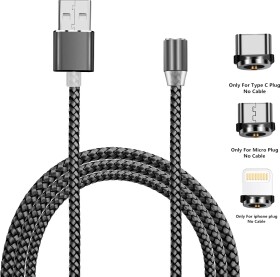 Кабель 3 в 1 XoKo Apple Lightning - Micro USB - type-C SC-350MGNT-2GR 2 м