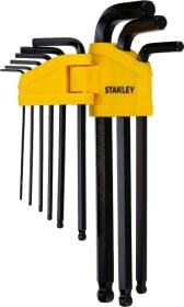 Набор ключей шестигранных Stanley 0-69-256 1,5-10 мм с шарообразным наконечником 9 шт