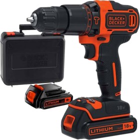 Шуруповерт BLACK+DECKER аккумуляторный BDCHD18KB (2 аккумулятора + ЗУ)
