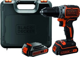 Шурупокрут BLACK+DECKER акумуляторний BL186KB (2 акумулятори + ЗП + чохол)