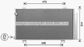 Радіатор кондиціонера AVA Quality Cooling hd5325d