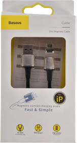 Кабель Baseus Zinc Magnetic CALXC-A01 USB - Apple Lightning 1 м