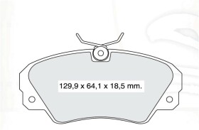 Тормозные колодки Intelli D152E