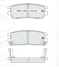 Гальмівні колодки Intelli D821E