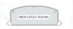 Тормозные колодки DAfmi D404EI