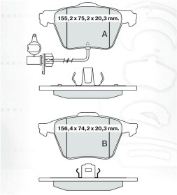 Тормозные колодки DAfmi D270E