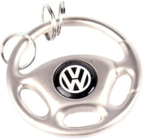 Брелок AutoTechteile с логотипом Volkswagen серый STEERINGVW