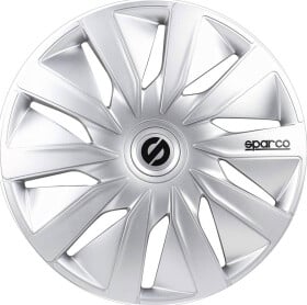 Комплект ковпаків на колеса Sparco Lazio колір сріблястий