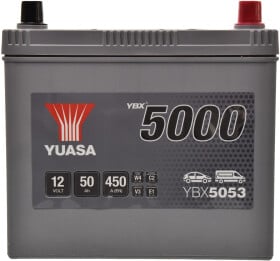 Аккумулятор Yuasa 6 CT-50-R Silver High Performance ybx5053