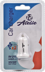 USB зарядка в авто 12 Atelie 951801