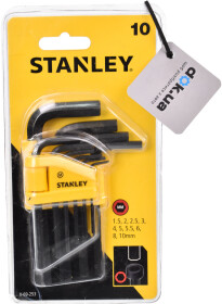 Набор ключей шестигранных Stanley 0-69-253 1,5-10 мм 10 шт