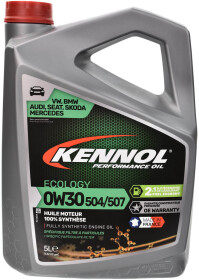 Моторное масло Kennol Ecology 504/507 0W-30 синтетическое