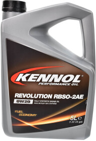 Моторное масло Kennol Revolution RBSO-2AE 0W-20 синтетическое