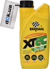 Моторное масло Bardahl XTEC F 0W-30 синтетическое
