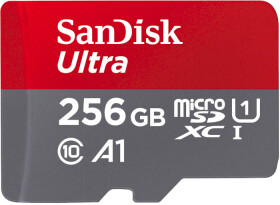 Карта памяти SanDisk Ultra microSDXC 256 ГБ с SD-адаптером