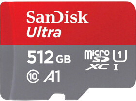Карта памяти SanDisk Ultra microSDXC 512 ГБ с SD-адаптером