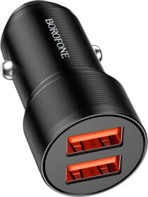 USB зарядка в авто Borofone BZ19 BZ19MB