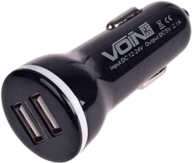 USB зарядка в авто Voin C-2023BK
