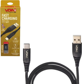 Кабель Voin CC-4201CBK USB - USB type-C 1 м