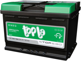 Аккумулятор Topla 6 CT-70-R Stop&Go AGM AKBLI10301